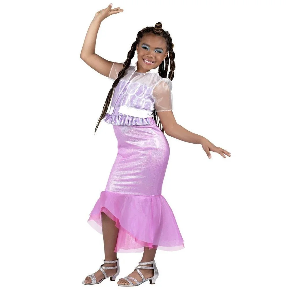 NWT Mermaze Mermaidz Kishiko Halloween Costume Girls M 7/8 Mermaid Dress Jacket